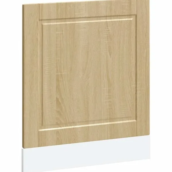 vidaXL låge til opvaskemaskine Porto 60x1,5x67 cm sonoma-eg