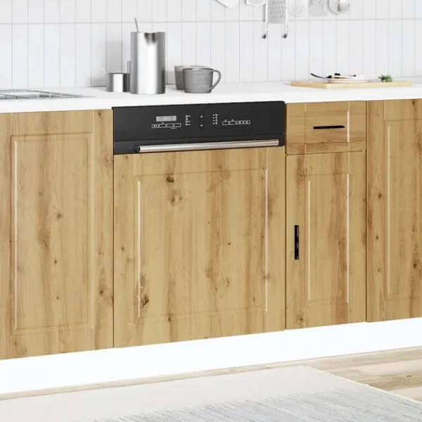 vidaXL Opvaskemaskiner>låge til opvaskemaskine Porto 60x1,5x67 cm egetræsfarvet