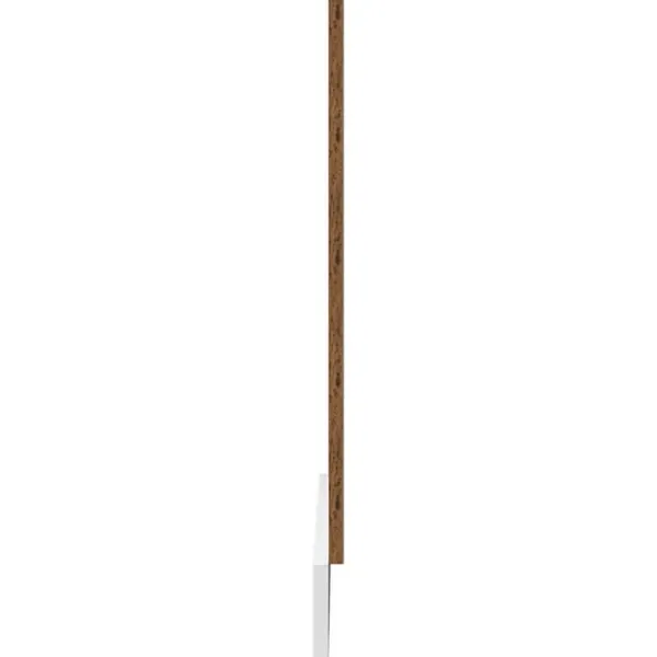 vidaXL låge til opvaskemaskine 60x1,5x67 cm konstrueret træ antikt træ Best