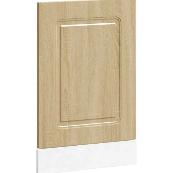 vidaXL låge til opvaskemaskine Kalmar 45x1,5x67 cm sonoma-eg