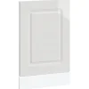 vidaXL låge til opvaskemaskine Kalmar 45x1,5x67 cm hvid højglans