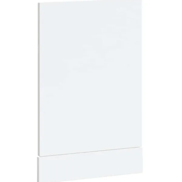 vidaXL låge til opvaskemaskine Kalmar 45x1,5x67 cm hvid højglans