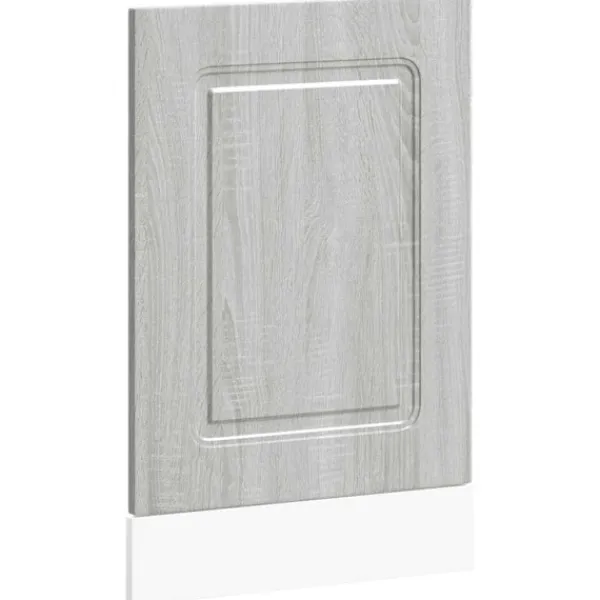 vidaXL låge til opvaskemaskine Kalmar 45x1,5x67 cm grå sonoma-eg Clearance