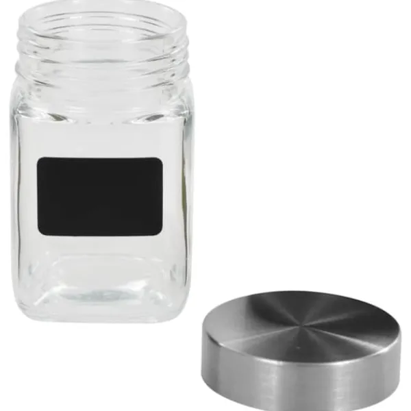vidaXL opbevaringsglas med etiket 24 stk. 300 ml - Kagedåser New