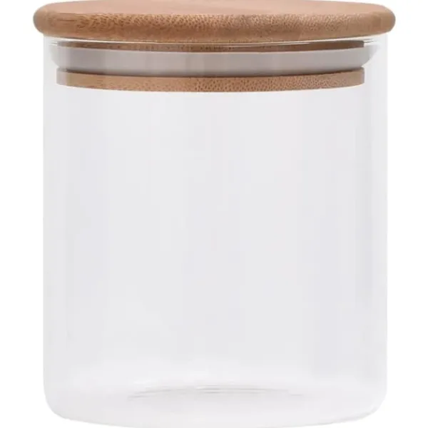 vidaXL Opbevaringsdåser>opbevaringsglas med bambuslåg 6 stk. 600 ml - Kagedåser
