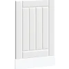 vidaXL opvaskemaskinepanel Lucca konstrueret træ hvid Hot