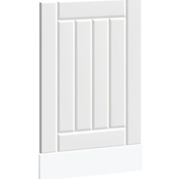 vidaXL opvaskemaskinepanel Lucca konstrueret træ hvid Hot