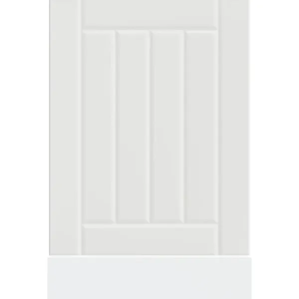 vidaXL opvaskemaskinepanel Lucca konstrueret træ hvid Hot