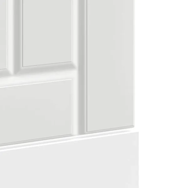 vidaXL opvaskemaskinepanel Lucca konstrueret træ hvid Hot