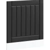 vidaXL opvaskemaskinepanel Lucca konstrueret træ sort