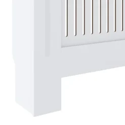 vidaXL radiatorskjuler 205 cm MDF hvid - Radiatorer – tilbehør Clearance