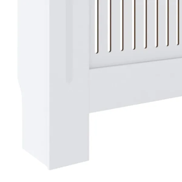 vidaXL radiatorskjuler 205 cm MDF hvid - Radiatorer – tilbehør Clearance