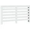 vidaXL Radiatorer>radiatorskjuler 149x20x82 cm konstrueret træ hvid