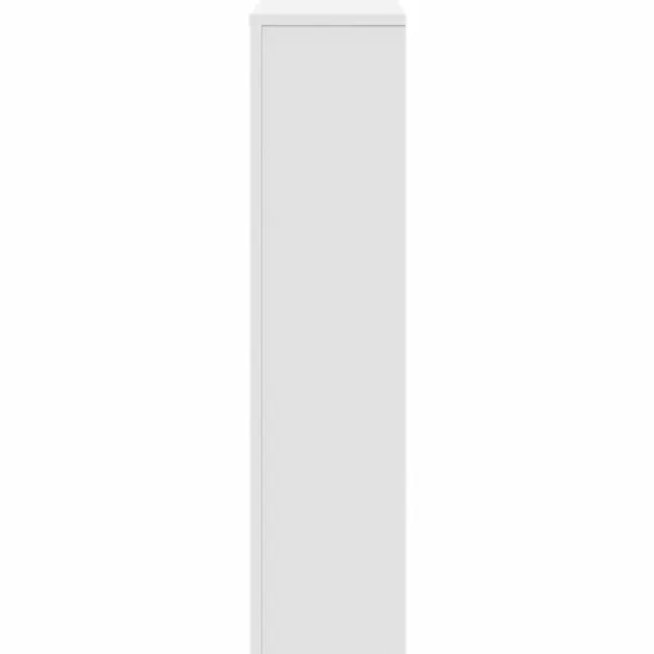 vidaXL Radiatorer>radiatorskjuler 149x20x82 cm konstrueret træ hvid