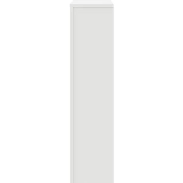 vidaXL Radiatorer>radiatorskjuler 149x20x82 cm konstrueret træ hvid