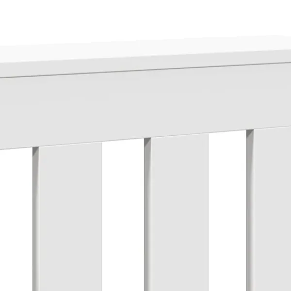 vidaXL radiatorskjuler 104x20x82 cm konstrueret træ hvid Online