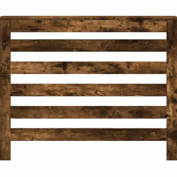 vidaXL radiatorskjuler 104x20x82 cm konstrueret træ røget egetræsfarve Sale