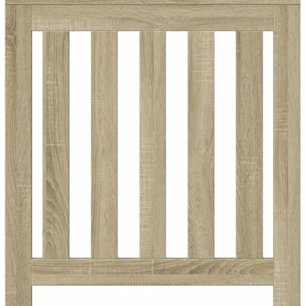 vidaXL radiatorskjuler 78x20x82 cm konstrueret træ sonoma-eg Best