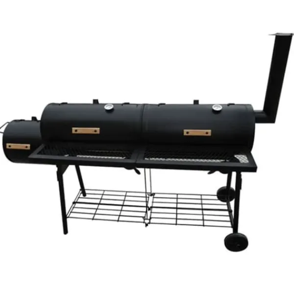 vidaXL røgegrill Nevada XL sort - Grill Clearance