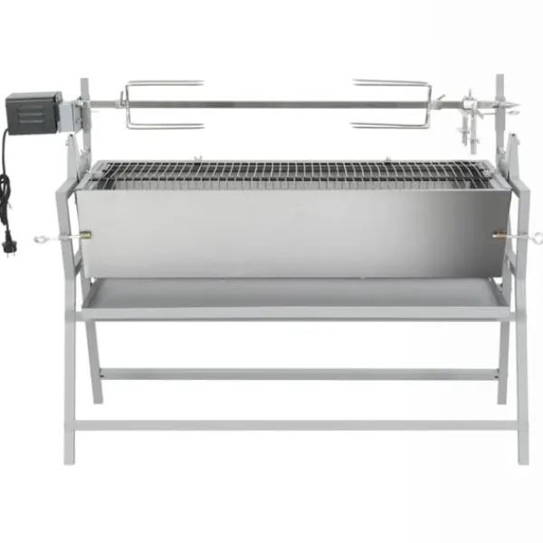 vidaXL Grill-Ovne & Ovn Med Roterende Stegespyd>roterende grillspyd i jern og rustfrit stål - Stegeovne & rotisserier