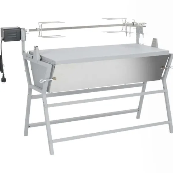 vidaXL Grill-Ovne & Ovn Med Roterende Stegespyd>roterende grillspyd i jern og rustfrit stål - Stegeovne & rotisserier