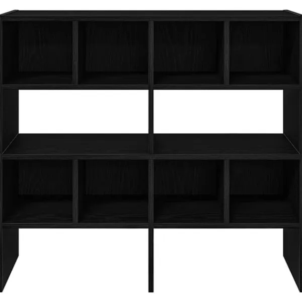 vidaXL Tøj- & Garderobeopbevaring>skostativer stabelbare 2 stk. 89,5x30x40 cm sort-eg