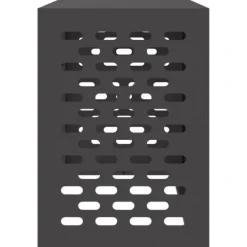 vidaXL Sort Stål 100 x 50 x 70 cm Slidstærk Airconditiondække Clearance