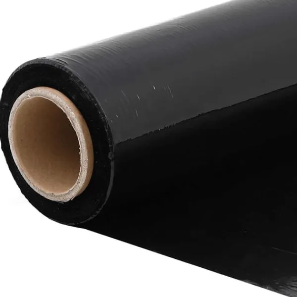 vidaXL Madfolie>Strækfilm 2 pcs sort 30 μm 50 cm x 300 m