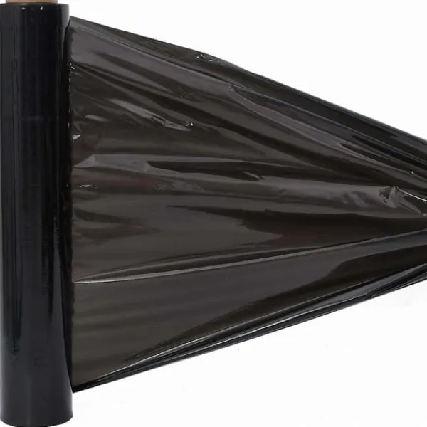 vidaXL Madfolie>Strækfilm 2 pcs sort 30 μm 50 cm x 300 m
