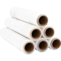 vidaXL Madfolie>Strækfilm 6 stk gennemsigtige 17 μm 50 cm x 300 m
