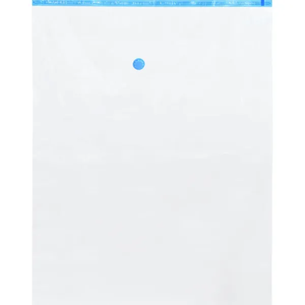 vidaXL Vakuumopbevaringsposer 20 pcs Gennemsigtig og blå 100 x 80 cm New