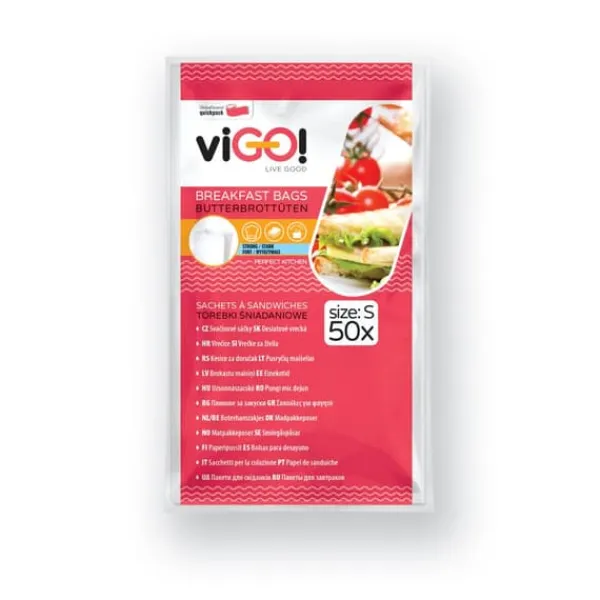 viGO! Standard papirposer 14x21cm hvide 50 stk. Outlet