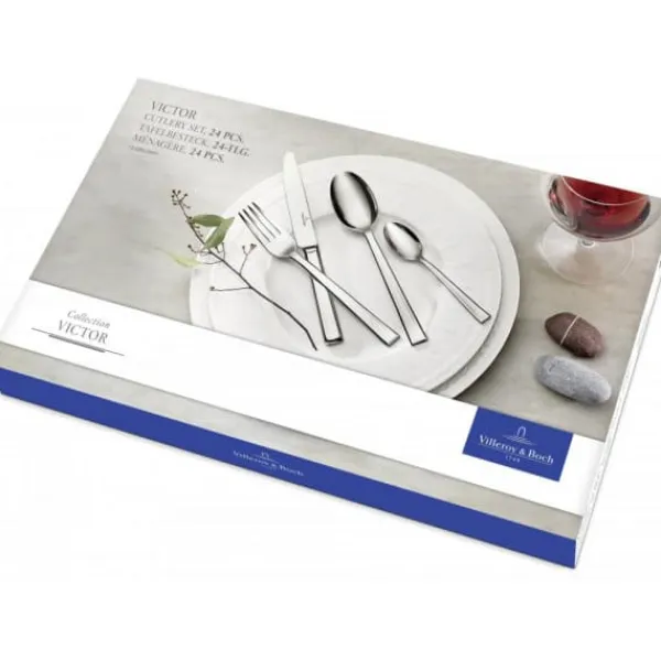 Villeroy & Boch Bestik>Victor-bestiksæt, 24 dele