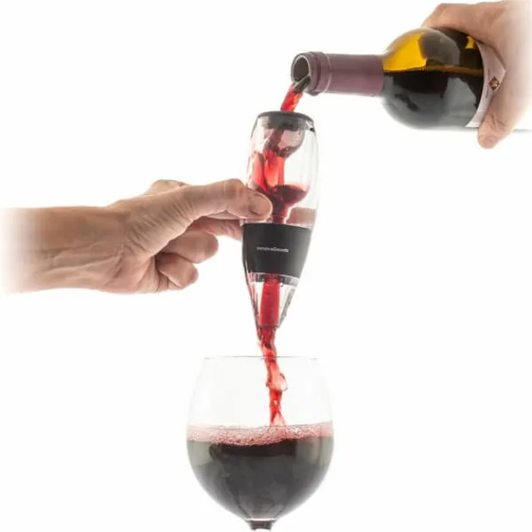 Vinluftere>Vinbelufter med filter, stativ og fløjlspose Wineir InnovaGoods