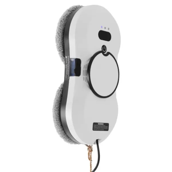 Vinduespudserrobot - Glasrengøringsrobot - Sugkraft 2800Pa - Fjernbetjening - EU-stik 220V, 72W - Vandtank 30 ml - Sikkerhedsline 4 m - Hvid Best