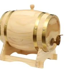 Drikkevareautomater>Vinfadonsdispenser, Vintage Design, Alsidig Drikkevarebrug,træ
