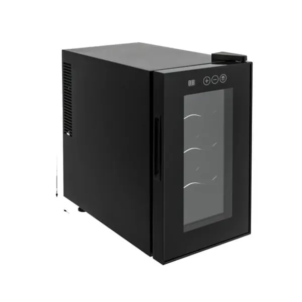 Vinkøleskab, Intelligent Temperaturkontrol, LED Display,sort Best