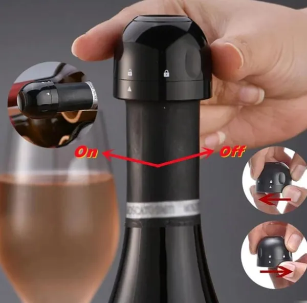 Vinkork Champagne Vakuumforseglinger Stopper Champagne låsning Best