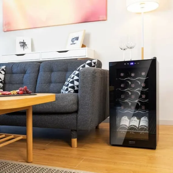 Vinkøleskabe>Vinotek Cecotec GrandSommelier 1550 Sort
