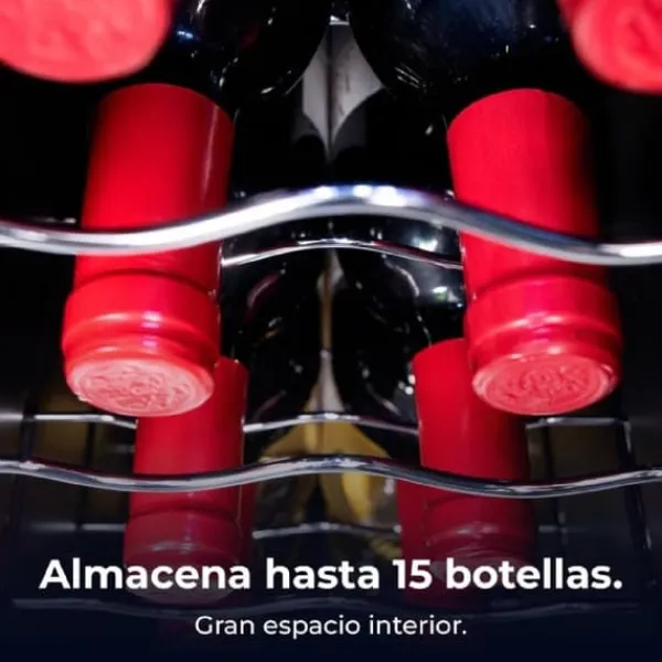 Vinkøleskabe>Vinotek Cecotec GrandSommelier 1550 Sort