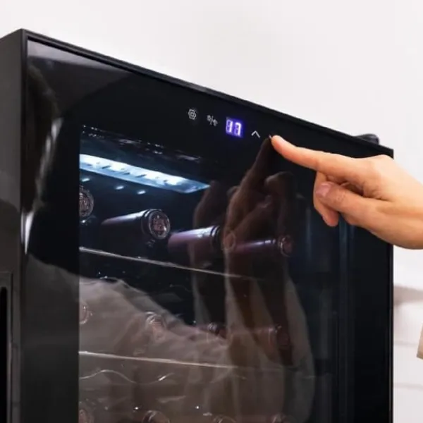 Vinkøleskabe>Vinotek Cecotec GrandSommelier 2050 Sort