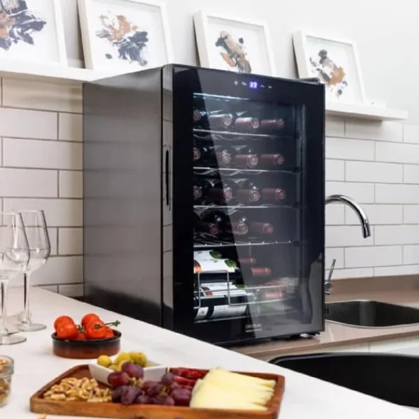 Vinkøleskabe>Vinotek Cecotec GrandSommelier 2050 Sort