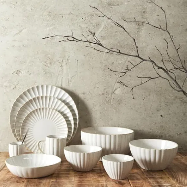 Tallerkener & Bordservicer>Vlora dyb tallerken 20cm beige