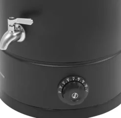Vokssmelter til lysfremstilling - Elektrisk smeltegryde 12 l - 1800 W - SUS304 rustfrit stål - Justerbar 30–110°C - Spænding 220–240 V, 50 Hz - Sort | CDON Clearance