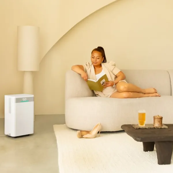 Vonroc Affugter 12L/dag | Til Rum op til 25 m² | Støjsvag & Kraftfuld | WiFi, Ionisator, Sølvionfilter, LED-display, Tørrefunktion & 2L Tank New