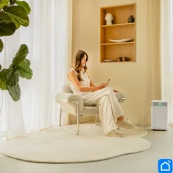 Vonroc Affugter 12L/dag | Til Rum op til 25 m² | Støjsvag & Kraftfuld | WiFi, Ionisator, Sølvionfilter, LED-display, Tørrefunktion & 2L Tank New