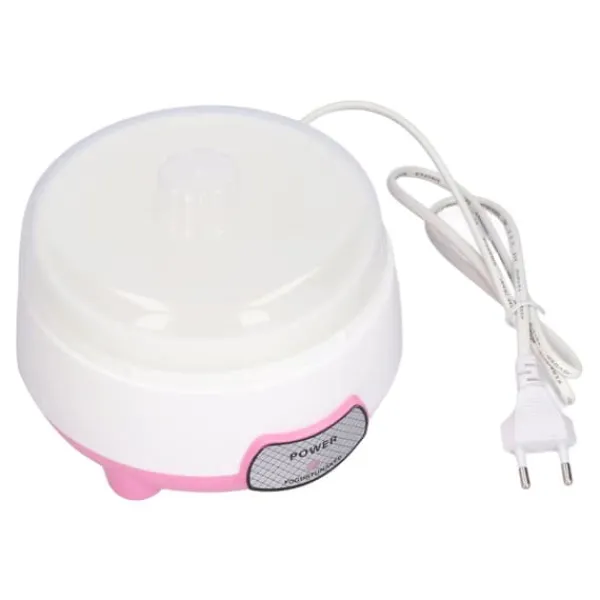 Yogurtmaskiner>15W 1L Mini Yoghurt Maker 360° Opvarmning Automatisk Yoghurtfremstillingsmaskine til hjemmet EU-stik 220V Pink