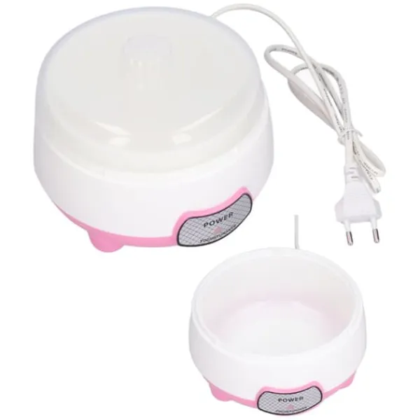 Yogurtmaskiner>15W 1L Mini Yoghurt Maker 360° Opvarmning Automatisk Yoghurtfremstillingsmaskine til hjemmet EU-stik 220V Pink