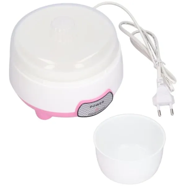 Yogurtmaskiner>15W 1L Mini Yoghurt Maker 360° Opvarmning Automatisk Yoghurtfremstillingsmaskine til hjemmet EU-stik 220V Pink