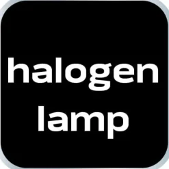 1500W loftvarmer, aluminium, uden fjernbetjening, afbryder, halogenlampevarmeelement, IP44